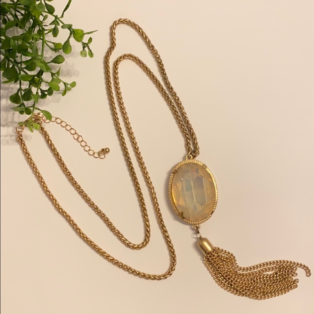 Long chain necklace